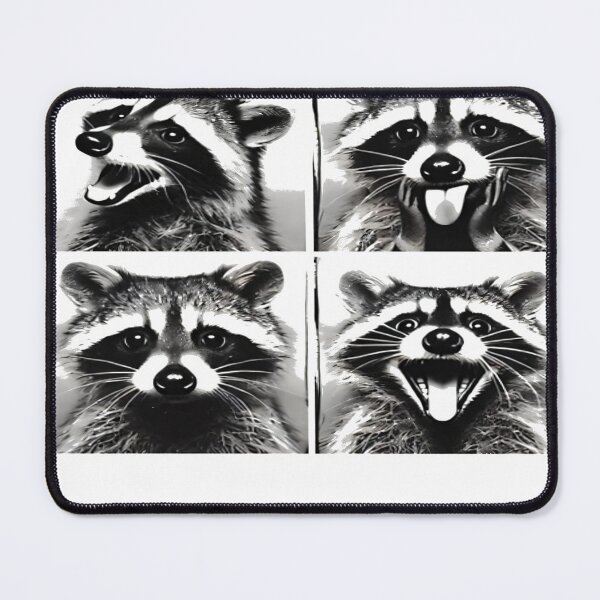 Item preview, Animal Photobooth Funny Raccoon Retro Raccoon Oversized T-Shirt designed and sold by pp-por.