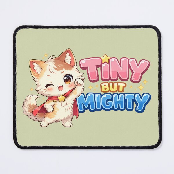 Item preview, TINY BUT MIGHTY CAT! designed and sold by SharingLove.