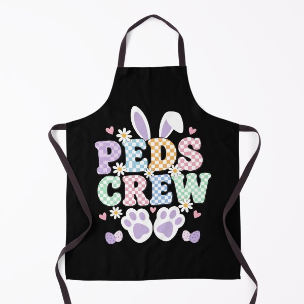 Item preview, Retro PEDS Crew Bunny Easter Day Pediatric Nurse RN Crew designed and sold by OlakunleOloroz.