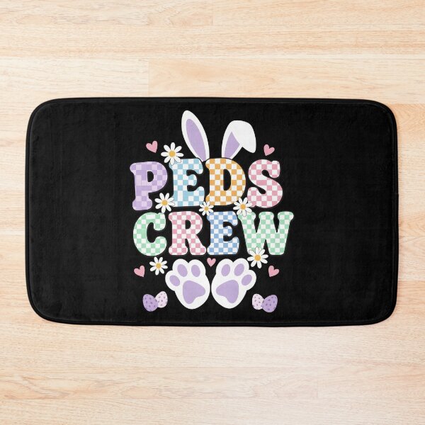 Item preview, Retro PEDS Crew Bunny Easter Day Pediatric Nurse RN Crew designed and sold by OlakunleOloroz.