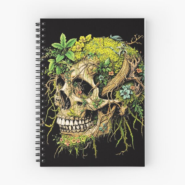 Item preview, Botanical Skull: Life Growing from Bones designed and sold by SKULLARTISTRY.