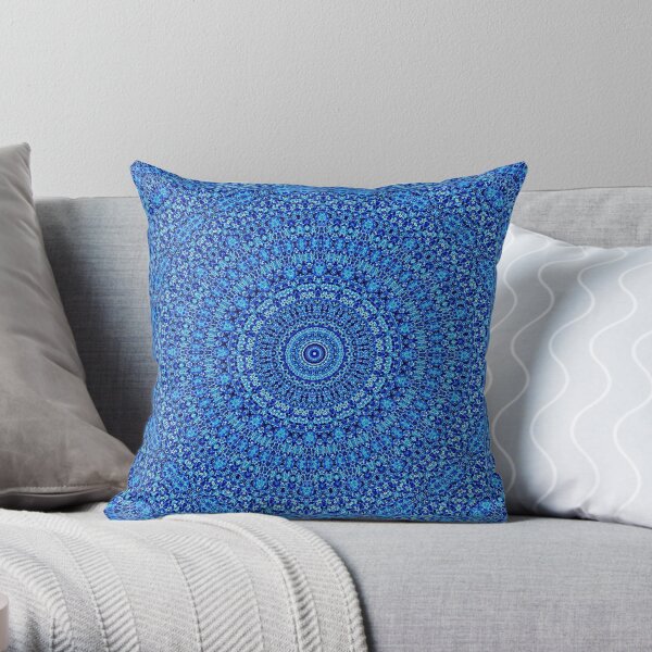 Salt Crystal Explosion Throw Pillow