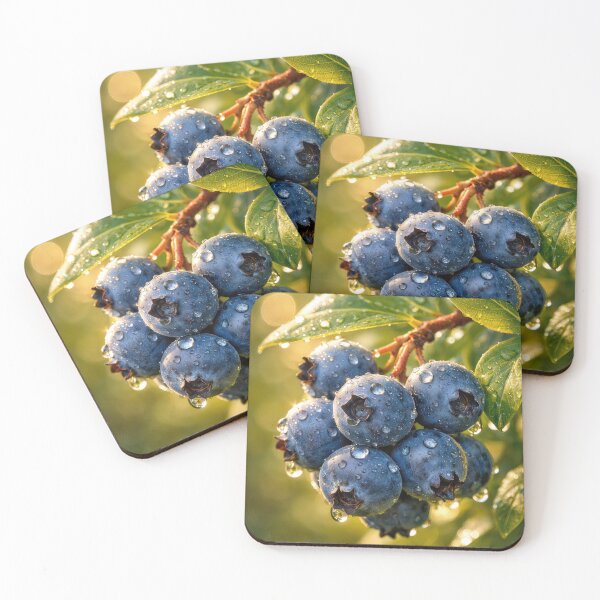 Item preview, Raindrops on a Bunch of Blueberries designed and sold by Maria Dryfhout.