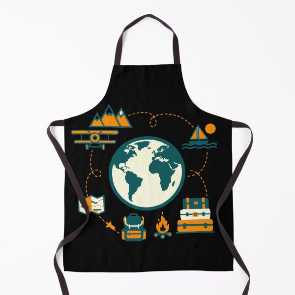 Item preview, Retro Global Exploration Map - Vintage Adventure & Travel Lifestyle designed and sold by AbulailArt.