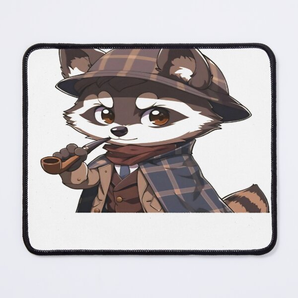 Item preview, Cartoon Sherlock Holmes Raccoon Classic T-Shirt designed and sold by pp-por.