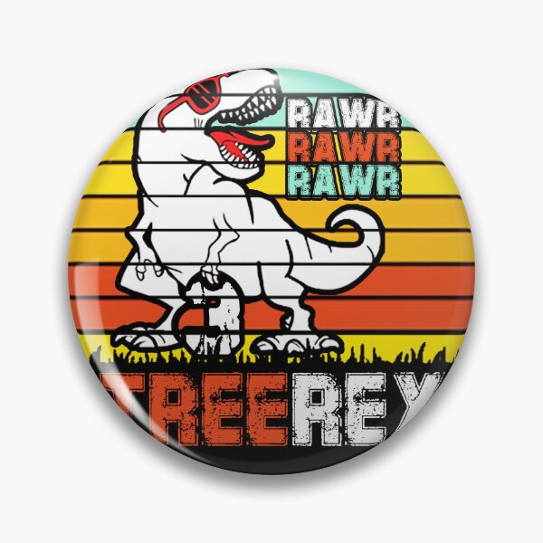 Item preview, Funny Retro T-Rex Dinosaur Raw Raw Raw – Vintage Roaring Dino Cartoon Art designed and sold by CallDesign.