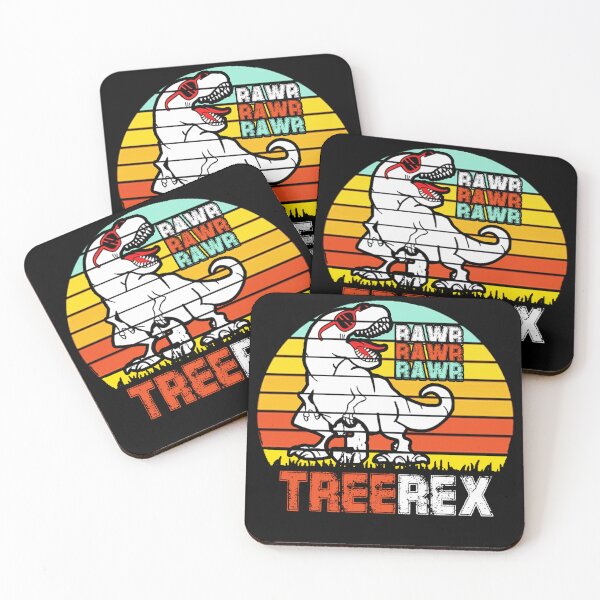 Item preview, Funny Retro T-Rex Dinosaur Raw Raw Raw – Vintage Roaring Dino Cartoon Art designed and sold by CallDesign.