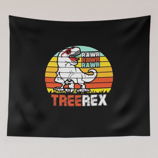 Item preview, Funny Retro T-Rex Dinosaur Raw Raw Raw – Vintage Roaring Dino Cartoon Art designed and sold by CallDesign.
