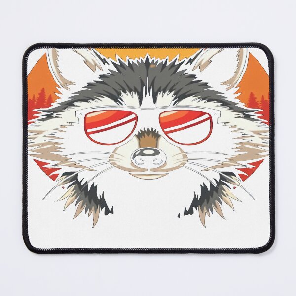 Item preview, Cool Raccoon with Sunglasses Sunset Oversized T-Shirt designed and sold by pp-por.