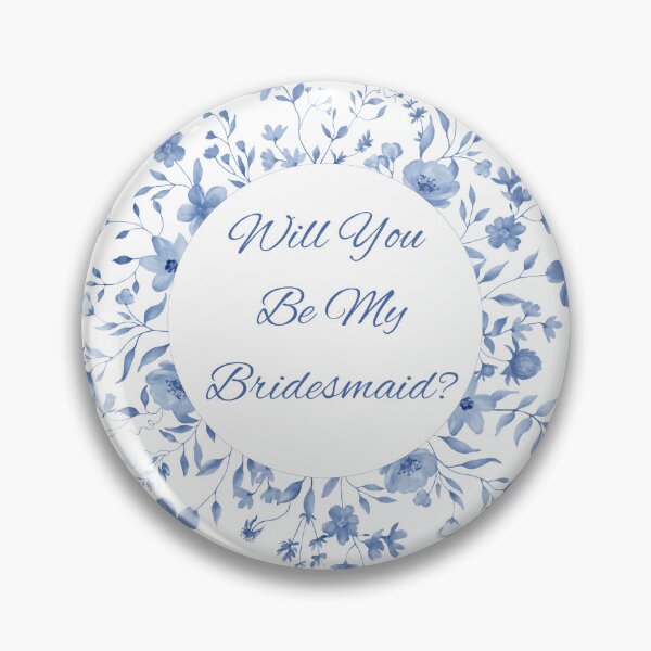 Item preview, bridesmaid proposal blue floral designed and sold by mariana83.