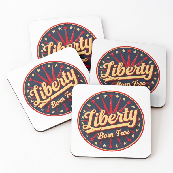 Item preview, Liberty Born Free Shirt – Vintage 70s Patriotic Independence Day Design designed and sold by relso.