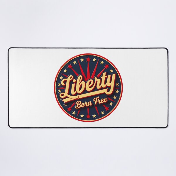 Item preview, Liberty Born Free Shirt – Vintage 70s Patriotic Independence Day Design designed and sold by relso.