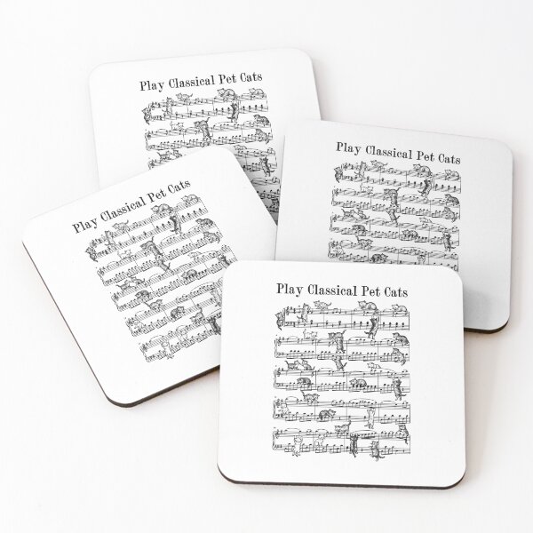 Item preview, Play Classical Sheet Music Pet Cats Funny Cute Kittens designed and sold by GrandeDuc.