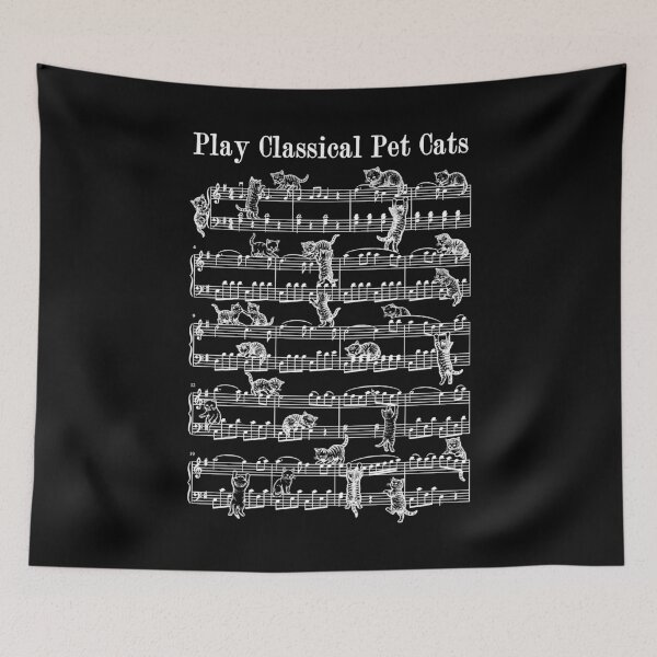Item preview, Play Classical Sheet Music Pet Cats Funny Cute Kittens designed and sold by GrandeDuc.