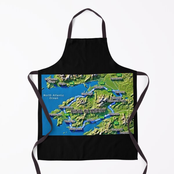 Item preview, Ring Of Kerry Map 2 County Kerry Ireland designed and sold by OliDesigns.