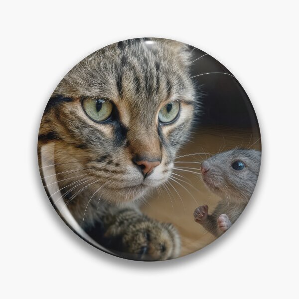 Item preview, Tabby Cat and Mouse Encounter designed and sold by Maria Dryfhout.