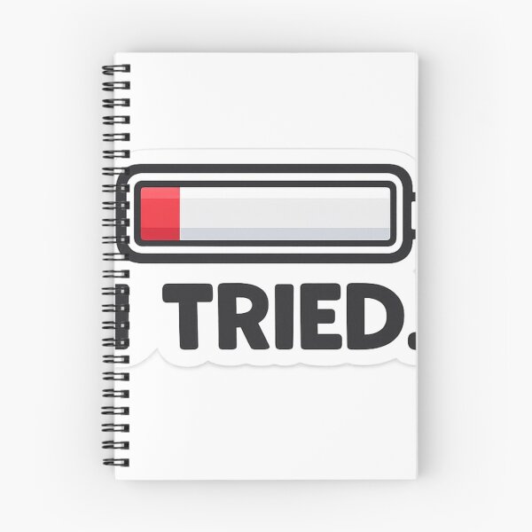 Item preview, I Tried Funny Low Battery Meme Sticker designed and sold by freespirit03.