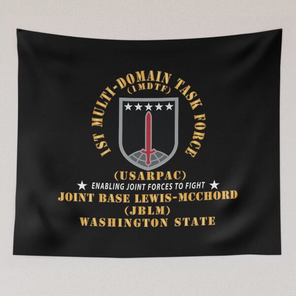 Item preview, Army - 1st Multi-Domain Task Force (1MDTF) - USAPAC -  JBLM, Washington State X 300 designed and sold by Military Insignia Products.