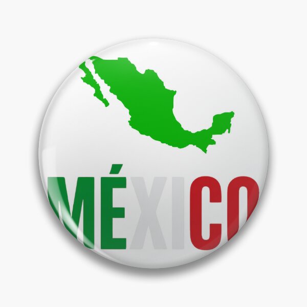 Item preview, Mexico Map Silhouette with Flag Colors Typography designed and sold by Crevadstore .