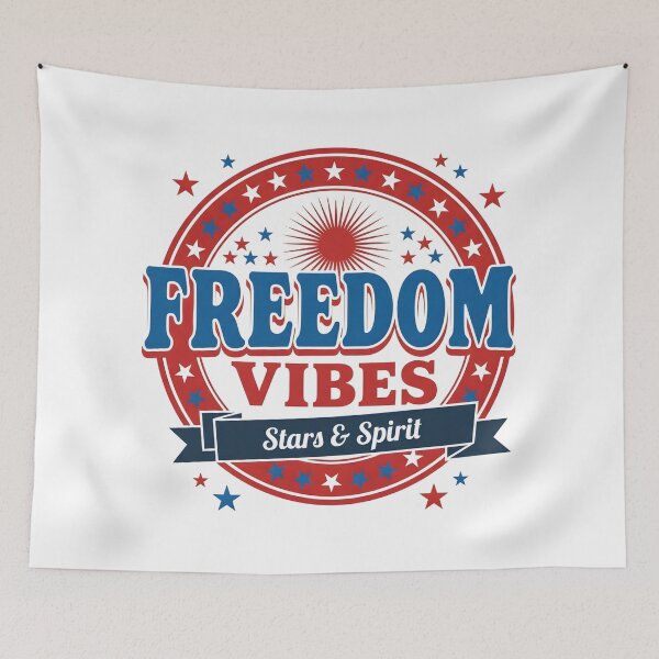 Item preview, Freedom Vibes Stars & Spirit Shirt – Retro 70s Patriotic Graphic designed and sold by relso.