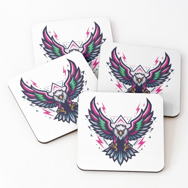 Item preview, Neon Thunder Eagle designed and sold by SynthRaccoon.