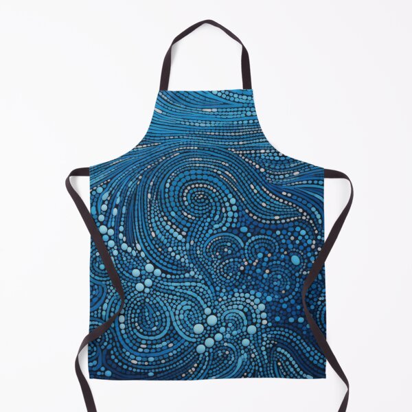 Item preview, Aboriginal Inspired Dot Art - The Serenity of the Waves designed and sold by GrinGalore.