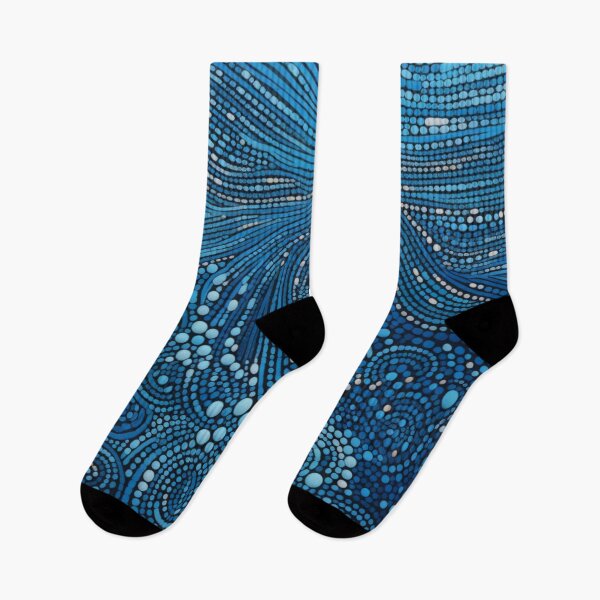Item preview, Aboriginal Inspired Dot Art - The Serenity of the Waves designed and sold by GrinGalore.
