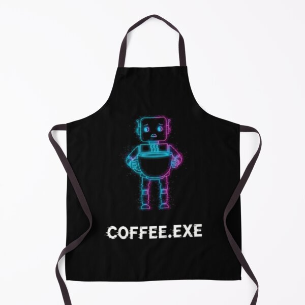 Item preview, Coffee.exe – Funny Programmer Robot Cyberpunk Design designed and sold by trend-forge.