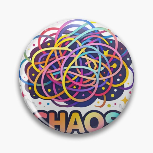 Item preview, Chaos But Aesthetic Colorful Abstract Sticker designed and sold by freespirit03.