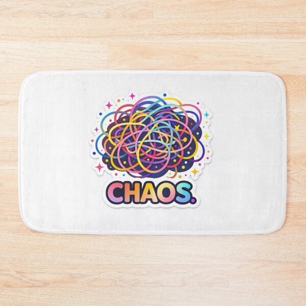 Item preview, Chaos But Aesthetic Colorful Abstract Sticker designed and sold by freespirit03.