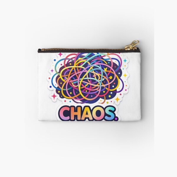 Item preview, Chaos But Aesthetic Colorful Abstract Sticker designed and sold by freespirit03.
