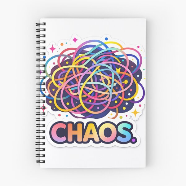 Item preview, Chaos But Aesthetic Colorful Abstract Sticker designed and sold by freespirit03.