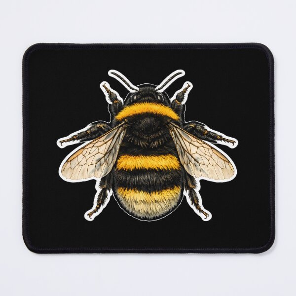 Item preview, Bumble Bee Scientific Drawing Detailed Illustration designed and sold by Orca Chuckle Studios.