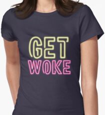 Get Woke Women's Fitted T-Shirt