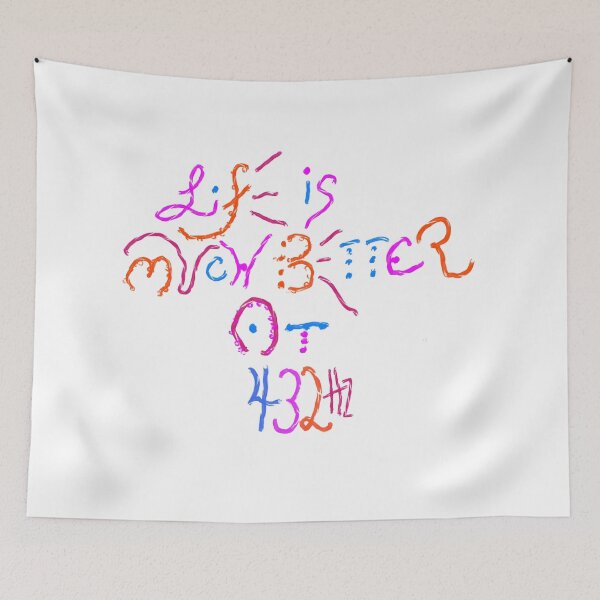 Item preview, Life is much Better At 432Hz designed and sold by peacesign.