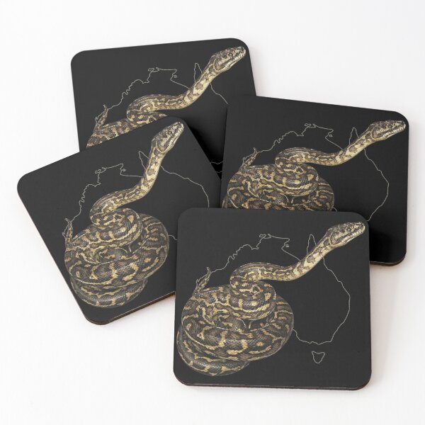 Item preview, The Sovereign of the Canopy: Majestic Carpet Python (Morelia spilota) Vintage Wildlife Print designed and sold by FreiherrPK.