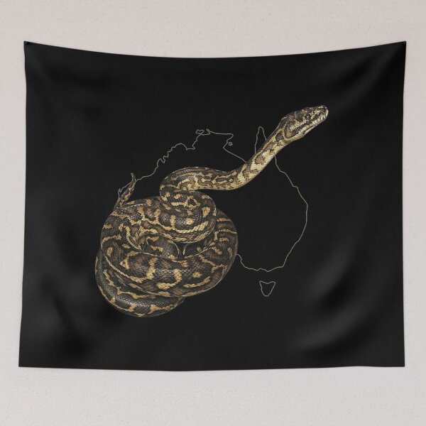 Item preview, The Sovereign of the Canopy: Majestic Carpet Python (Morelia spilota) Vintage Wildlife Print designed and sold by FreiherrPK.