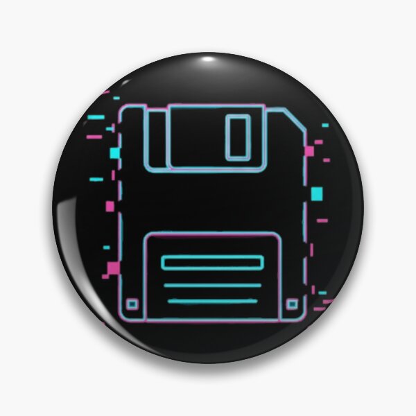 Item preview, Retro Floppy Disk – Vintage Computer Neon Tech Design designed and sold by trend-forge.