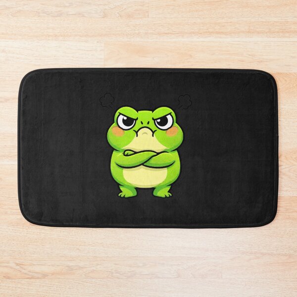 Item preview, Angry Frog Meme – Cute Kawaii Grumpy Frog Funny Monday Mood Design designed and sold by ColorSplash123.