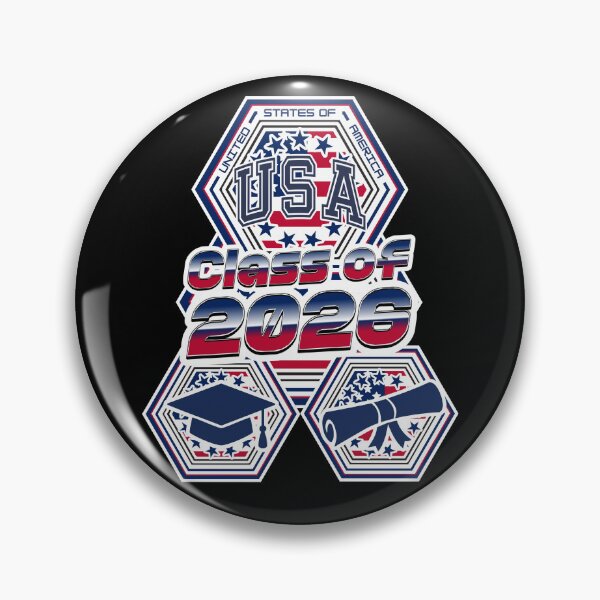 Item preview, Class of 2026 – Patriotic USA Graduation Design with Stars, Stripes & Senior Icons designed and sold by GFamilyC.