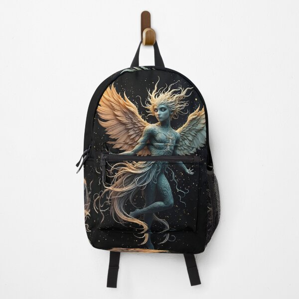 Item preview, Wings of dawn above the abyss of endless black space designed and sold by KunstGeist.