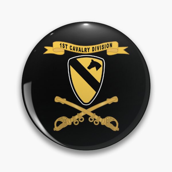 Item preview, Army - 1st Cavalry Division - SSI  w Ribbon - Br X 300 designed and sold by Military Insignia Products.