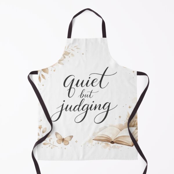 Item preview, Quiet But Judging – Minimal Aesthetic Quote Design designed and sold by Sanika arts .