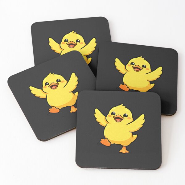 Item preview, Happy Dancing Duck – Cute Kawaii Dancing Duck Funny Meme Design designed and sold by ColorSplash123.
