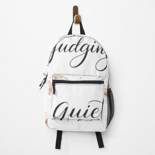 Item preview, Quiet But Judging – Minimal Aesthetic Quote Design designed and sold by Sanika arts .