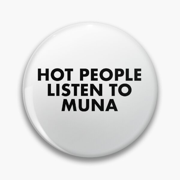 Item preview, Hot people listen to MUNA, music sticker for music lovers designed and sold by TaylorDelGaga.