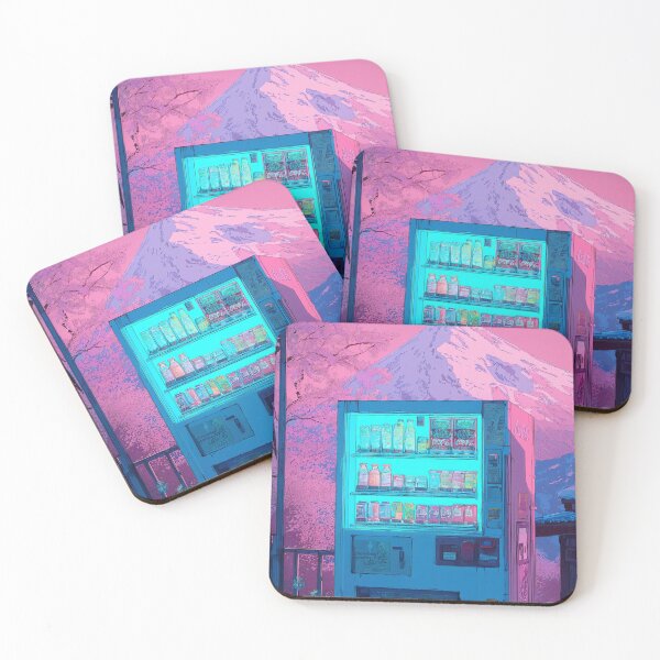 Item preview, Neon Vending Dream under Pink Peaks designed and sold by Venon28.