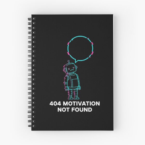 Item preview, 404 Motivation Not Found – Funny Programmer Error Design designed and sold by trend-forge.