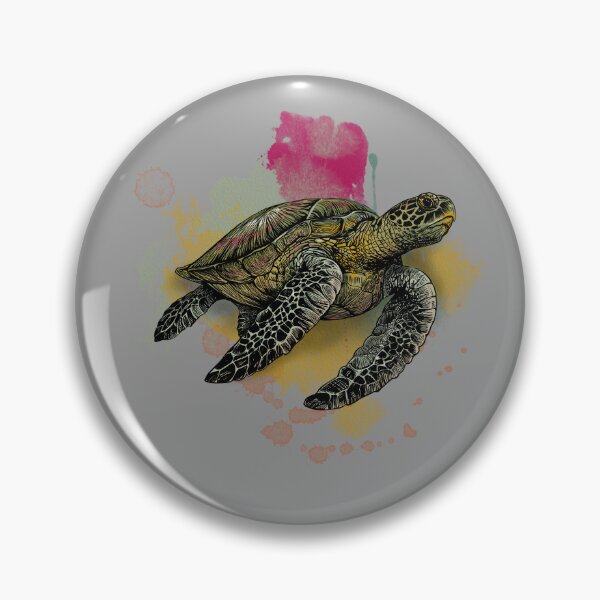 Item preview, Summer Splash Sea Turtle designed and sold by Apostrophe8.