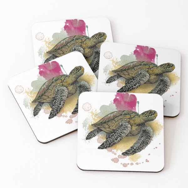 Item preview, Summer Splash Sea Turtle designed and sold by Apostrophe8.